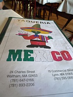  Taqueria Mexico in Waltham.