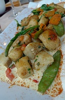  Gnocchi in Cream Sauce with Seasonal Vegetables