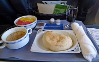  First Class Meal, IAH-SFO