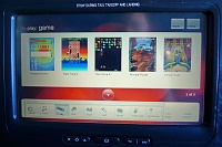  Video Game Selection, Private Entertainment Screen