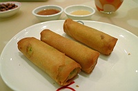  Vegetable Spring Rolls at Beijing Noolde No 9, Caesars Palace