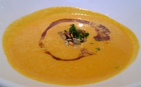  Autumn Squash and Sweet Potato Velouté at Solbar - Calistoga, CA