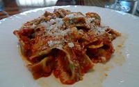  Black Tuscan Kale and Ricotta Agnolotti at Solbar - Calistoga, CA
