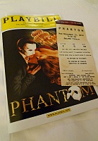 Playbill & Ticket Stub, The Phantom of the Opera