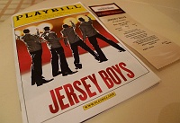  Jersey Boys Playbill and Ticket Stub