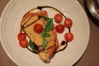  Buffalo Mozzarella, Her Marinated Vine-Ripened Tomatoes, Herb Salad, Balsamic Reduction - Room Service, Wynn