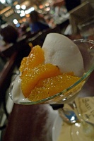  Olive Oil Gelato and Grapefruit Sorbetto with Bruleed Fresh Grapefruit - Otto Enoteca Pizzeria, The Venetian
