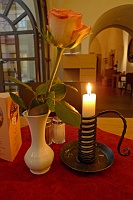  Table at Burgerspital Weinstube, Wuerzburg