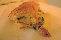  Gouda mit Schinken Sandwich - Ham, Gouda, Cucumber, and Mayonnaise