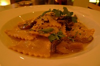  Ravioli of Bison with Mushroom at Cafe Bistro du Cap