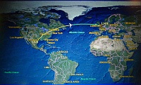  Beginning the Atlantic crossing