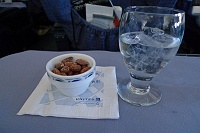  Warm nuts and ice water