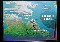  Entering North America through northern Quebec