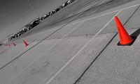  Miller Lite Orange Lot on the grounds of Reliant Stadium