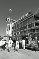  Reliant Stadium, in front of Budweiser Plaza