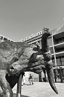  Reliant Stadium, in front of Budweiser Plaza