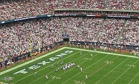  Texans driving deep in the red zone