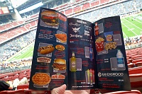 In-Seat Menu, Club Level