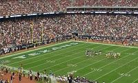  Steelers on offense, driving in Texans territory, First Half