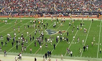  Post-game handshake