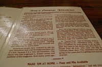  Menu at Solvang Restaurant, Solvang