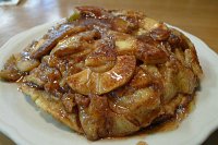  Apple Pancake at Original Pancake House: Oven baked with fresh granny smith apples and pure Sinkiang cinnamon glaze