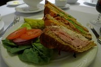  Club sandwich from Room Service at the Palazzo