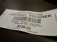  $120 winner at Red Rock Casino