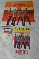  Ticket, Playbill, and Program for Jersey Boys at the Palazzo