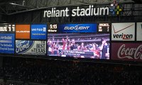 71,725 fans in attendance - a Texans record