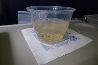  Ginger ale onboard UA IAH-BFL