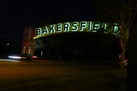  Bakersfield Arch by night