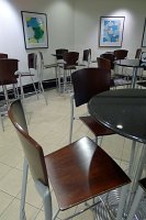  Bar seating area, IAH Terminal E United Club