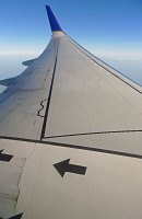  737-800 wing & winglet, UA 1496 IAH-MSY