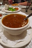  Turtle soup with drizzled sherry, K-Paul's Louisiana Kitchen