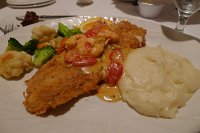  Flounder with mashed potatoes and assorted vegetables, K-Paul's Louisiana Kitchen