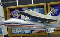  Space Shuttle Enterprise mounted atop Boeing 747