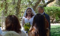  Beautiful bride enters, escorted by father