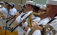  Navy band performs on Today Show