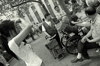  Gambling in Columbus Park, Chinatown