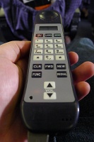  Satellite phone, 767-200 BusinessFirst cabin