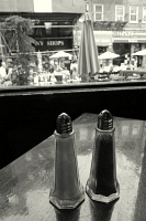  Salt & pepper shakers at Il Cortile in Little Italy