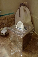  Tissue box and hair dryer
