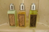  Shower amenities from Occitane en Provence