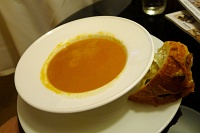  Lobster bisque crème fraîche tarragon oil