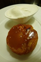  Apple tart tatin, vanilla bean ice cream