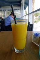  Freshly squeezed orange juice at Brockton Villa in La Jolla
