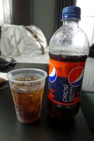  Wild Cherry Pepsi at hotel