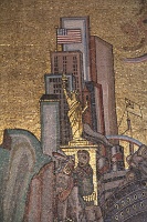  Byzantine-inspired wall mosaic by Elnar Forseth in the Golden Room