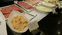  Sheraton Breakfast Buffet: Kalles caviar with assorted meats and cheeses